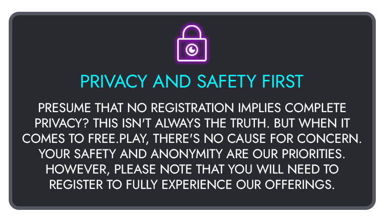 Privacy and Safety first