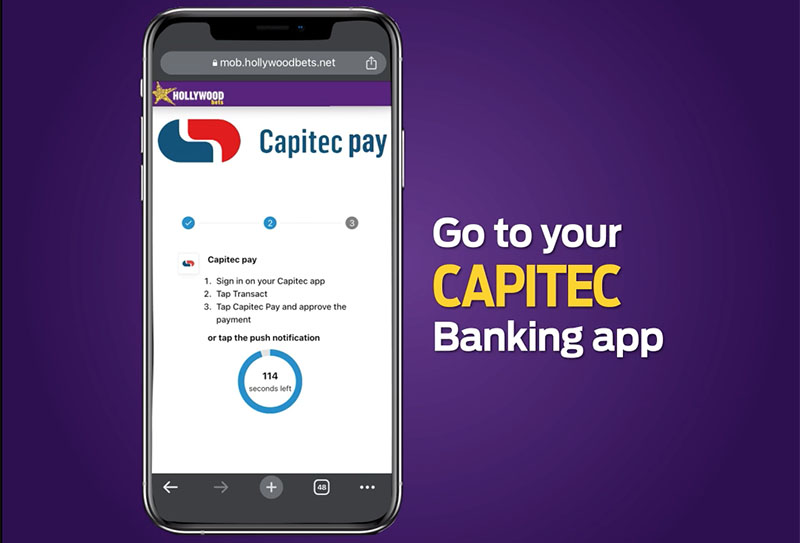 open Capitec banking app