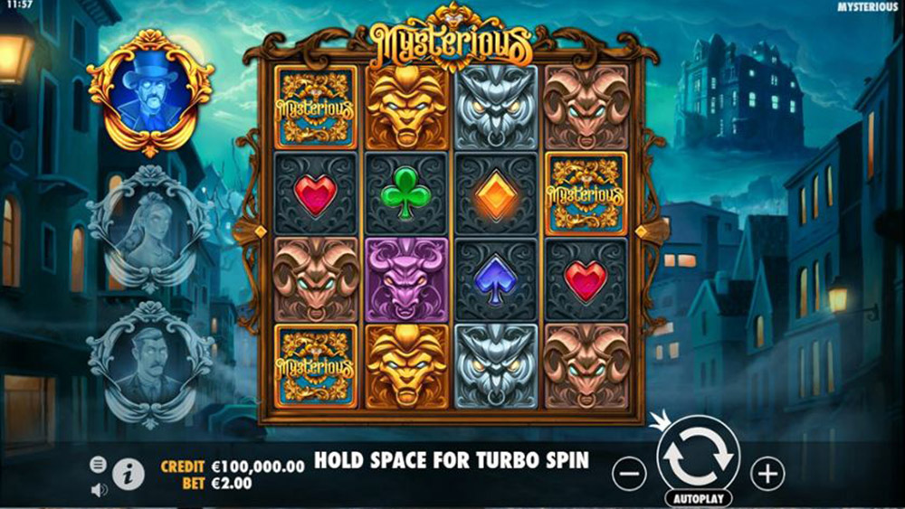 Mysterious slot theme