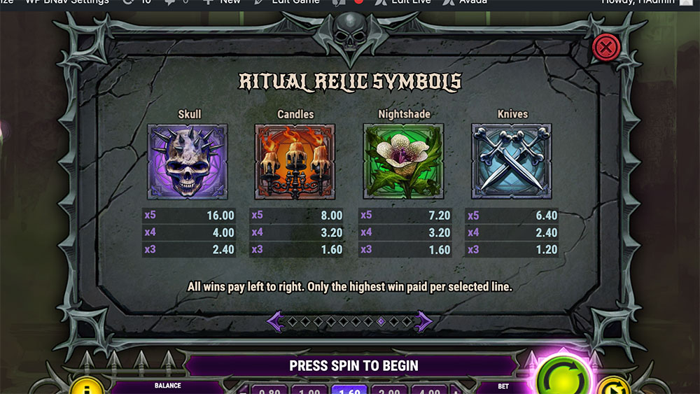 House of Doom 2 The Crypt Slot Game Rules