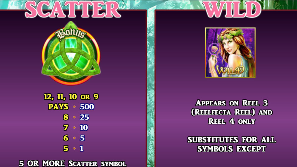 Druidess Gold Slot Game Rules