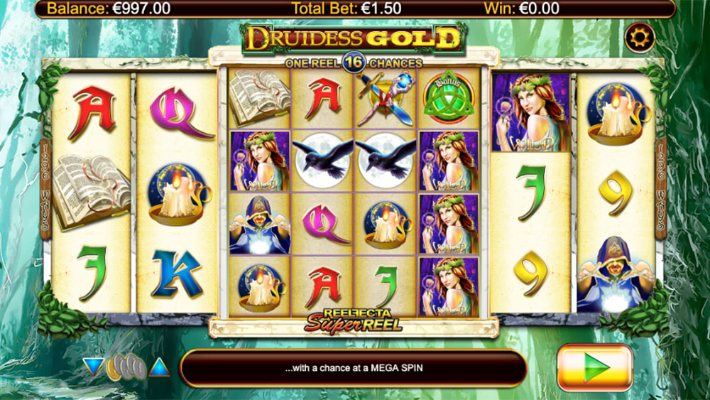 Druidess Gold Slot Gameplay