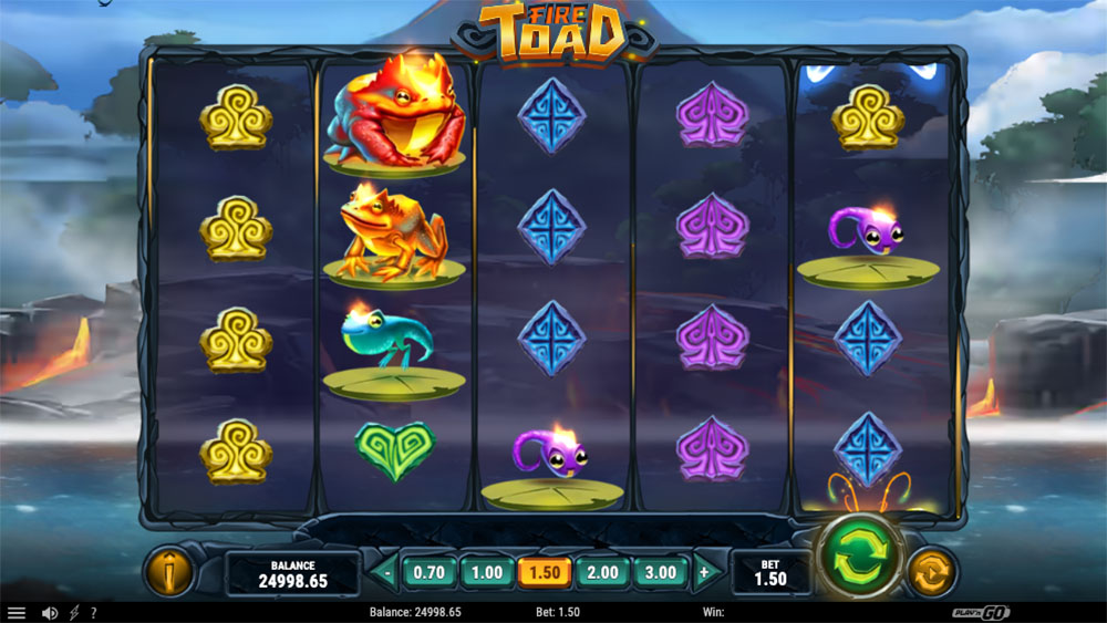 Fire Toad Slot Gameplay
